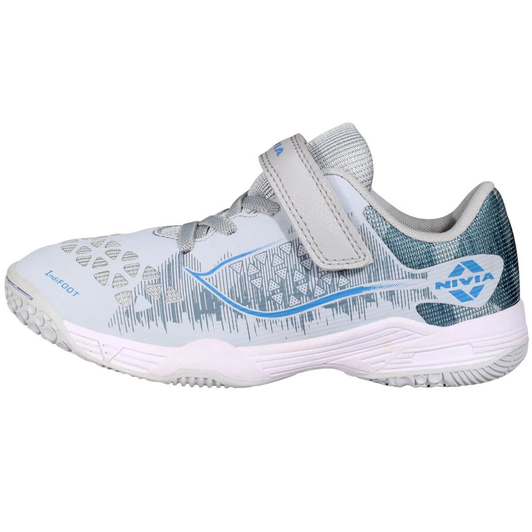 Nivia Hy-Court 3.0 Kids Velcro Badminton Shoes