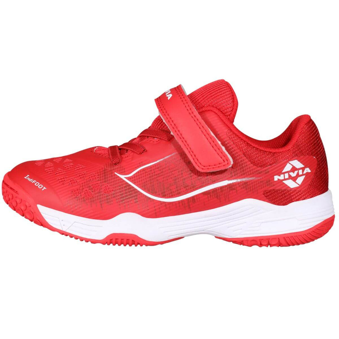 Nivia Hy-Court 3.0 Kids Velcro Badminton Shoes