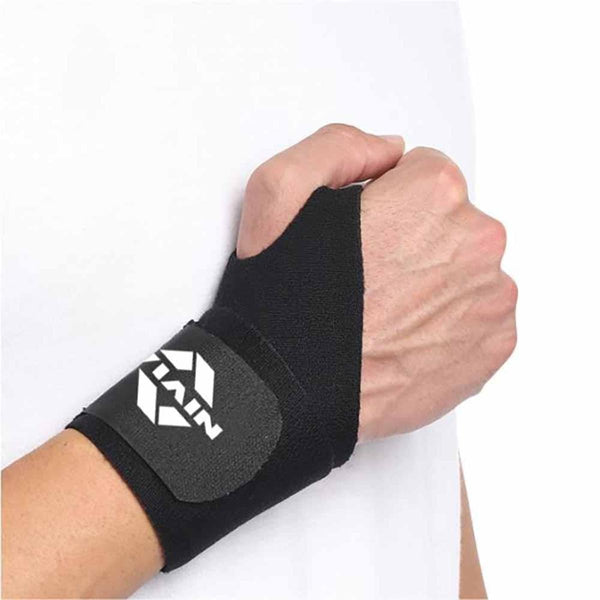 Nivia Orthopedic Basic Wrist with Thumb Support Adjustable (Pair) (RB-24) -Free Size