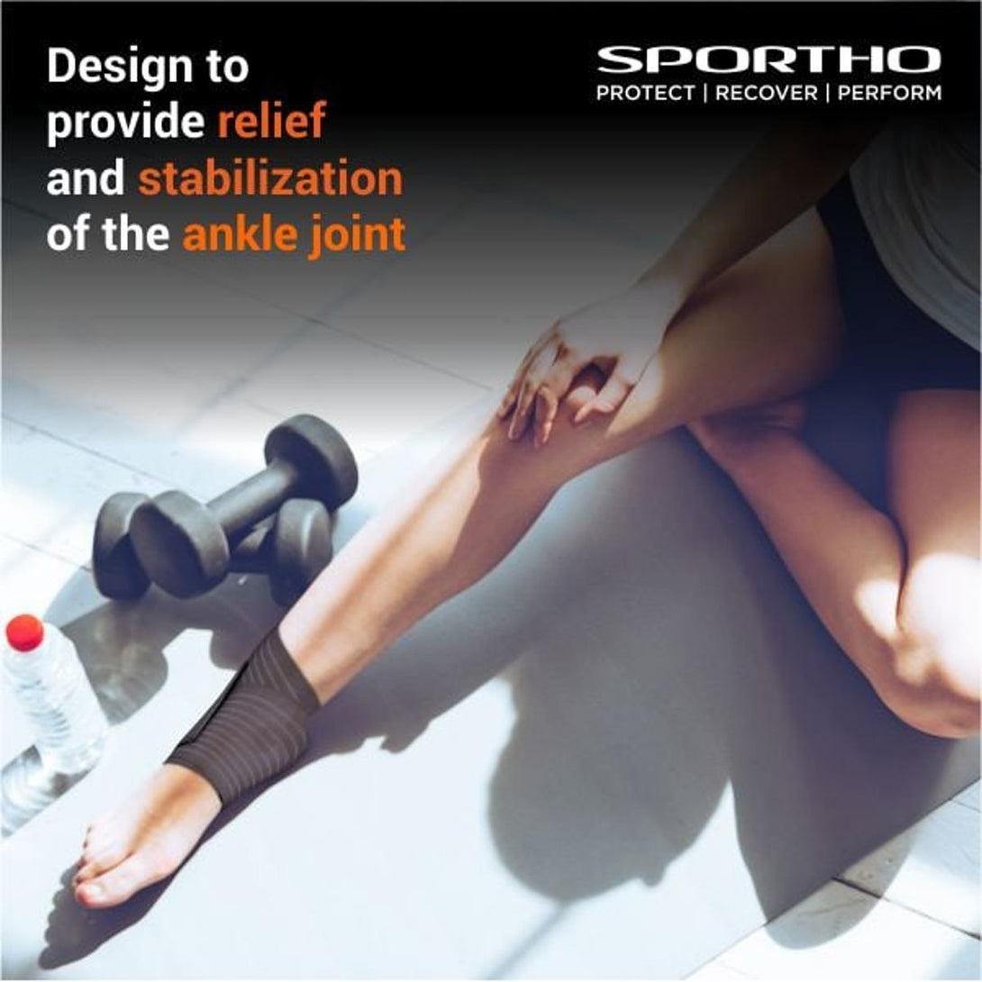 Nivia Orthopedic Compression Ankle Wraps