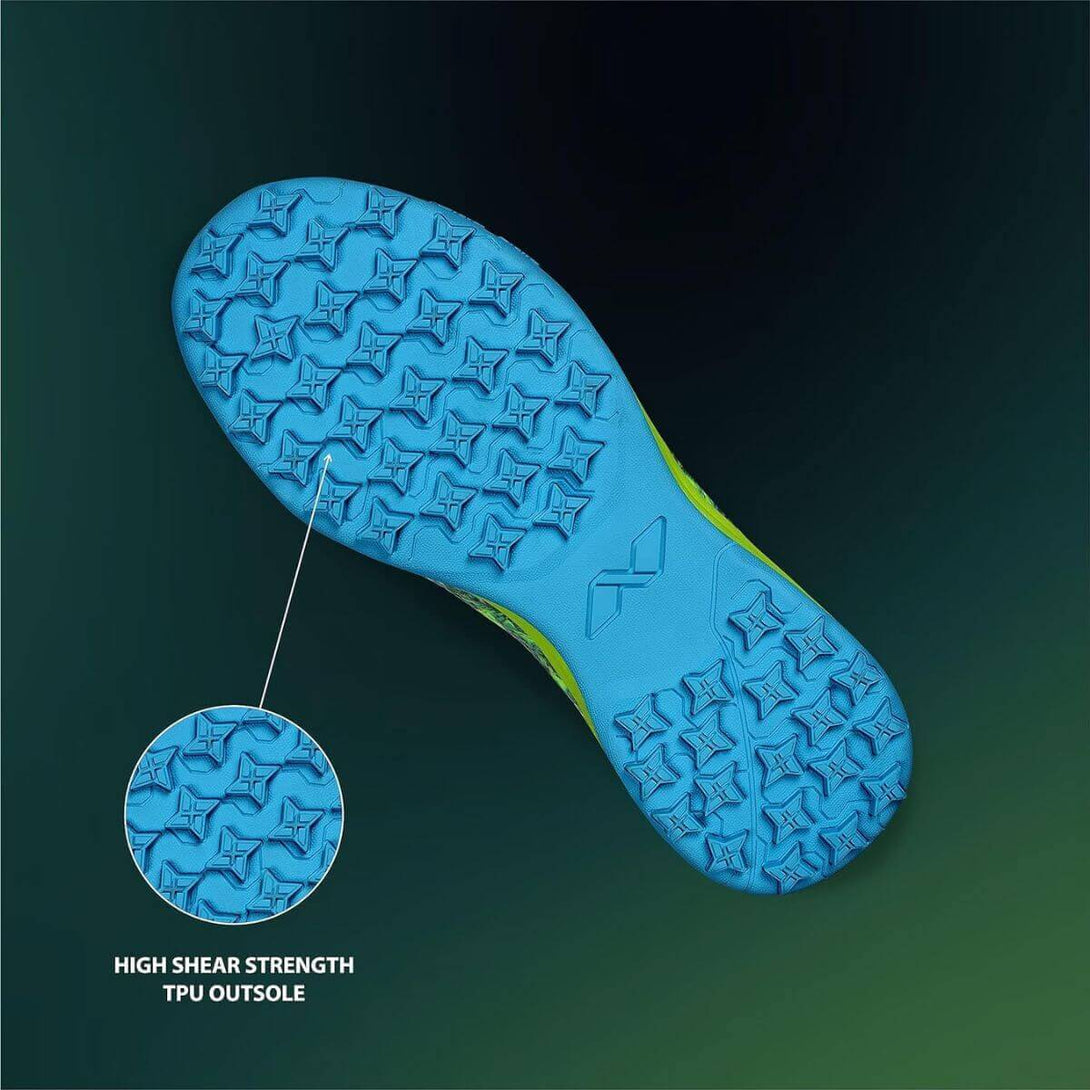 Nivia Shastra Turf Football Shoes-F.Green