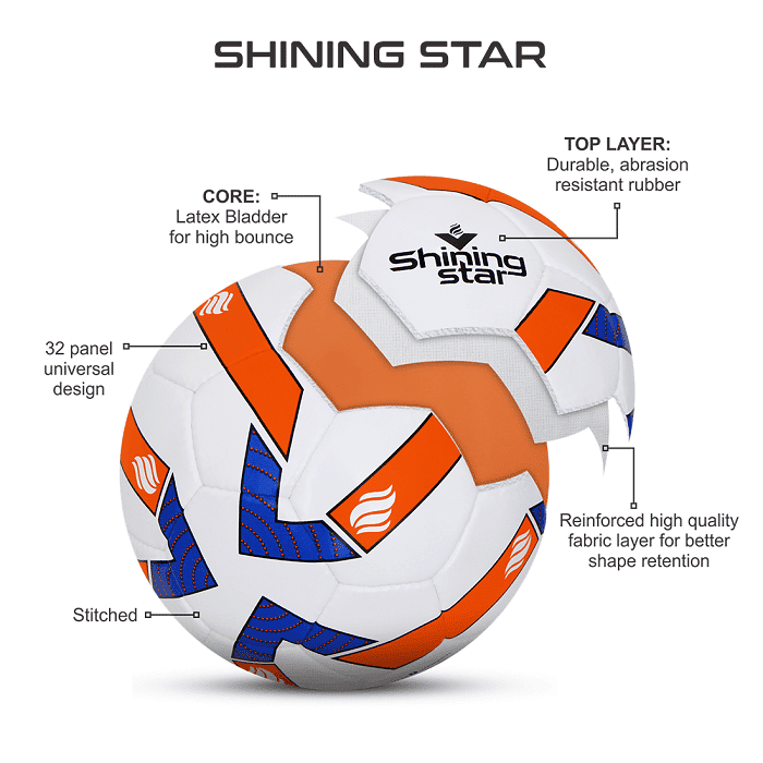 Nivia Shining Star Football Size 5