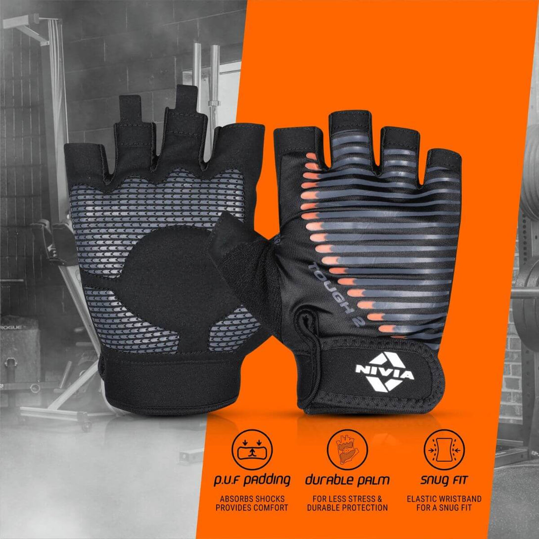 Nivia Tough 2 Weightliftng Gloves