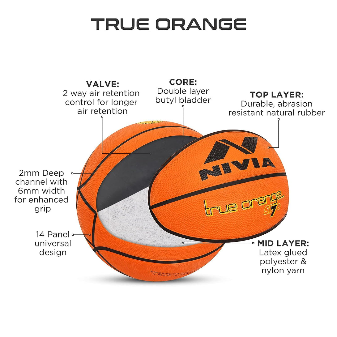 Nivia True Orange Basketball