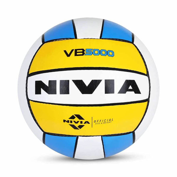 Nivia VB 5000 Stiched Volleyball (18 Panel)-Size 4