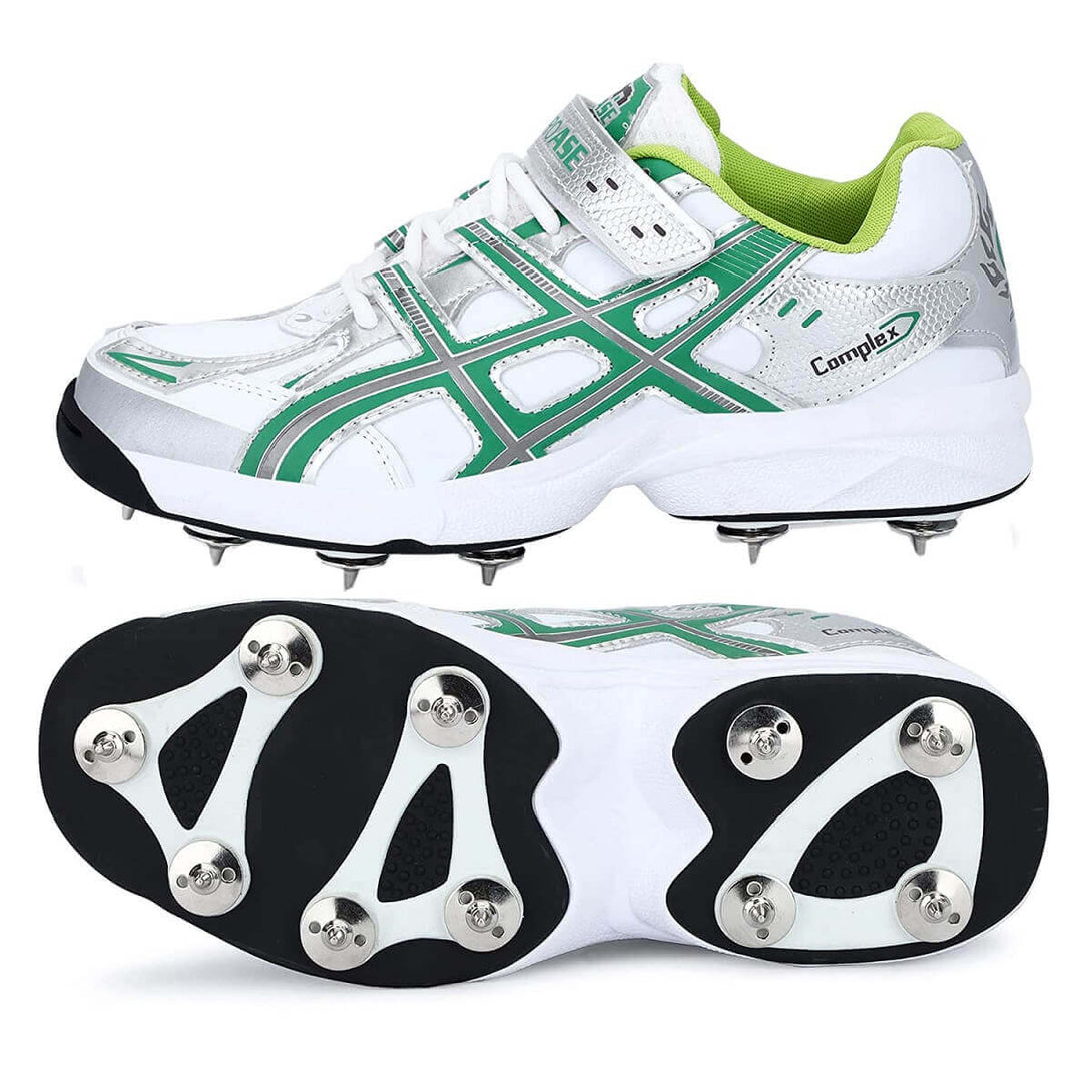 PRO ASE Crt_fs101 Cricket Shoes (White/Green)