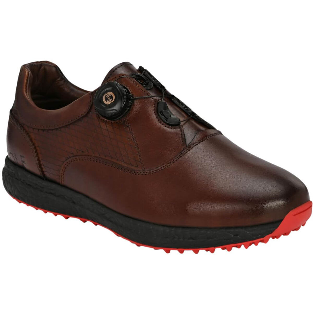 Proase Ase Golf Shoes for Men with Button Type Lace-Up