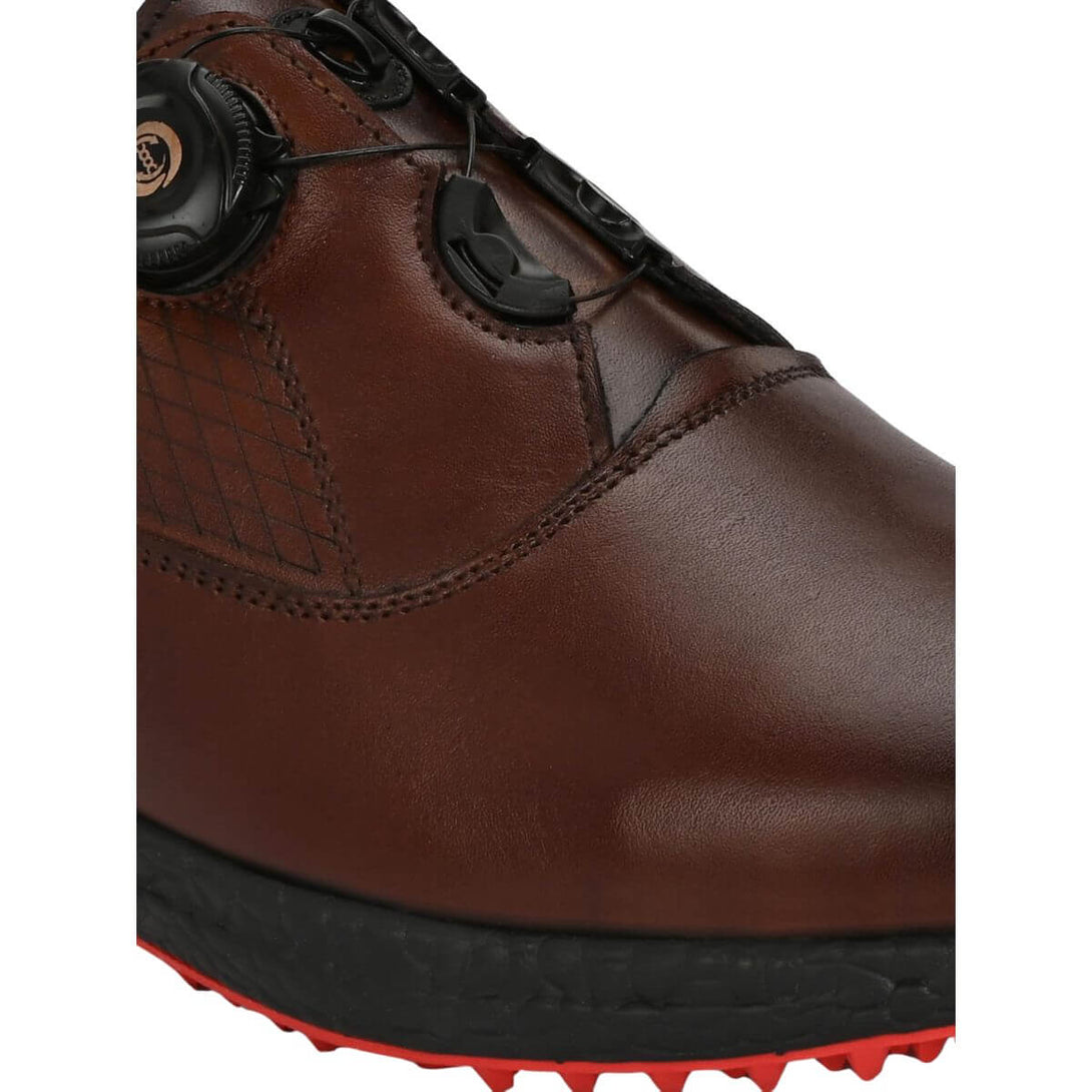 Proase Ase Golf Shoes for Men with Button Type Lace-Up