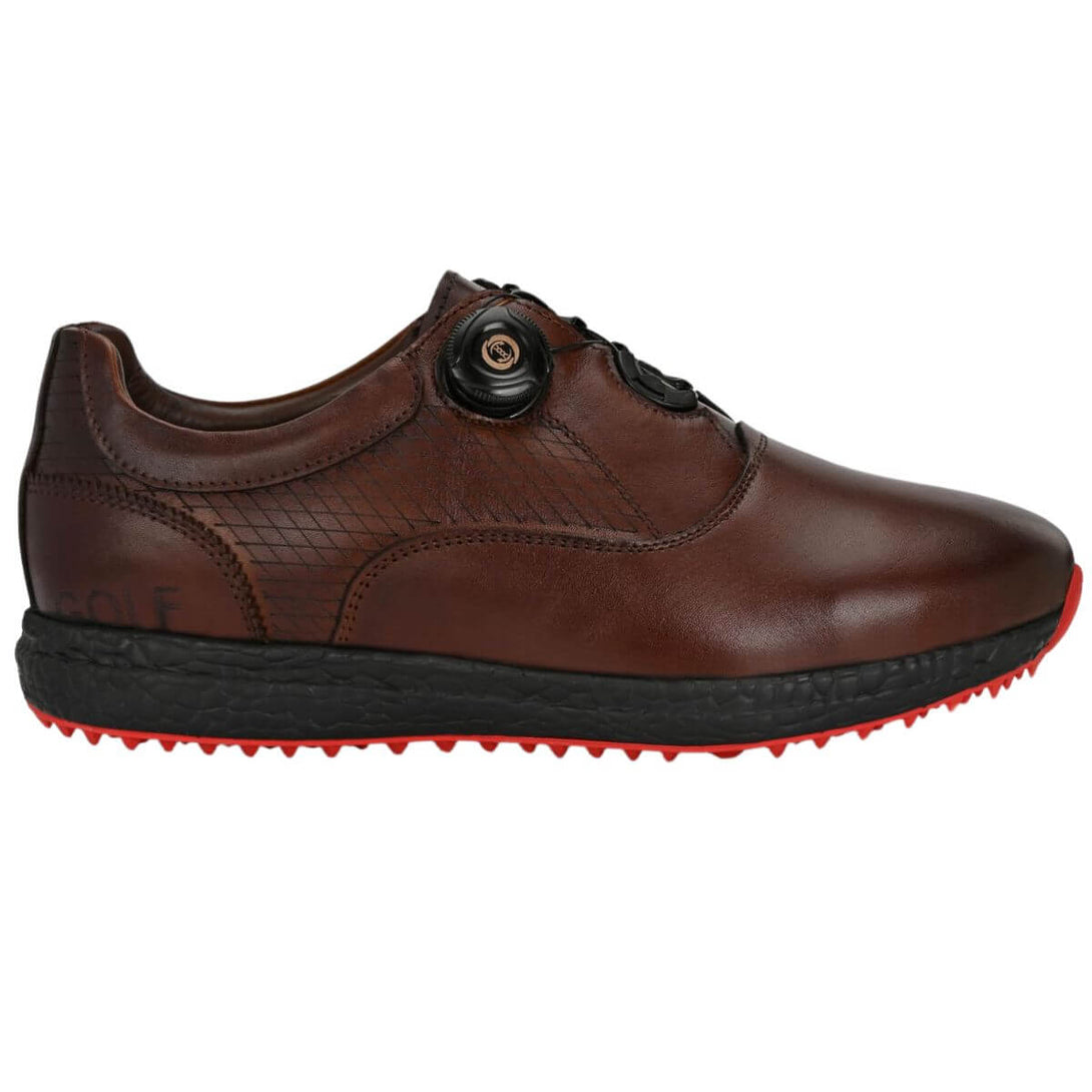 Proase Ase Golf Shoes for Men with Button Type Lace-Up