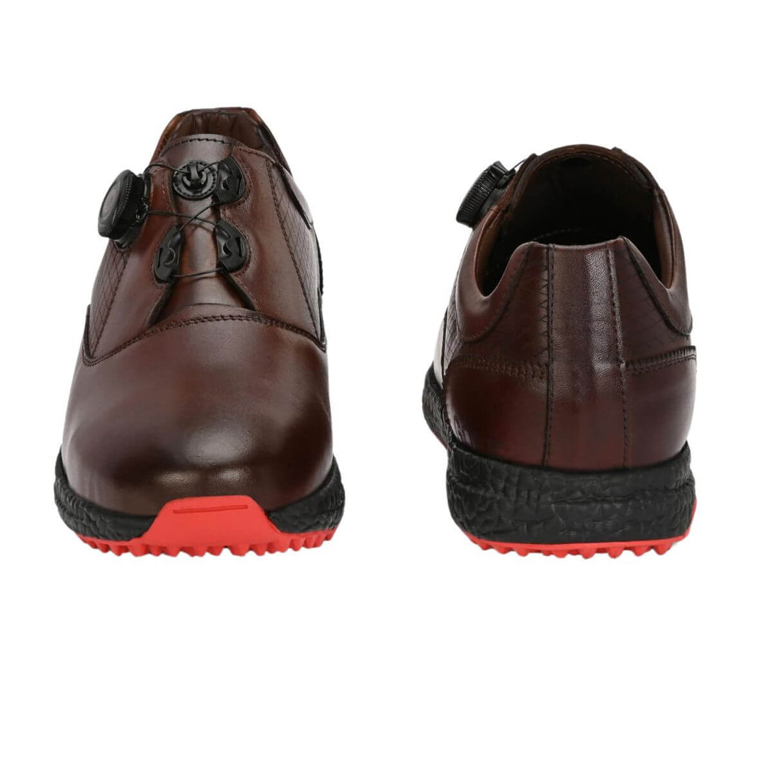 Proase Ase Golf Shoes for Men with Button Type Lace-Up