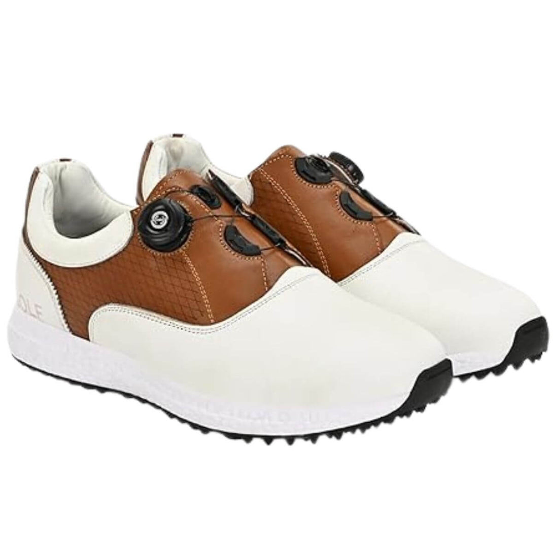 Proase Ase Golf Shoes for Men with Button Type Lace-Up