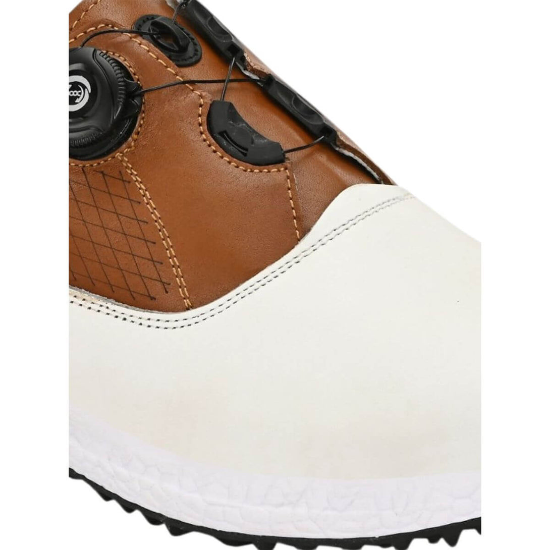 Proase Ase Golf Shoes for Men with Button Type Lace-Up