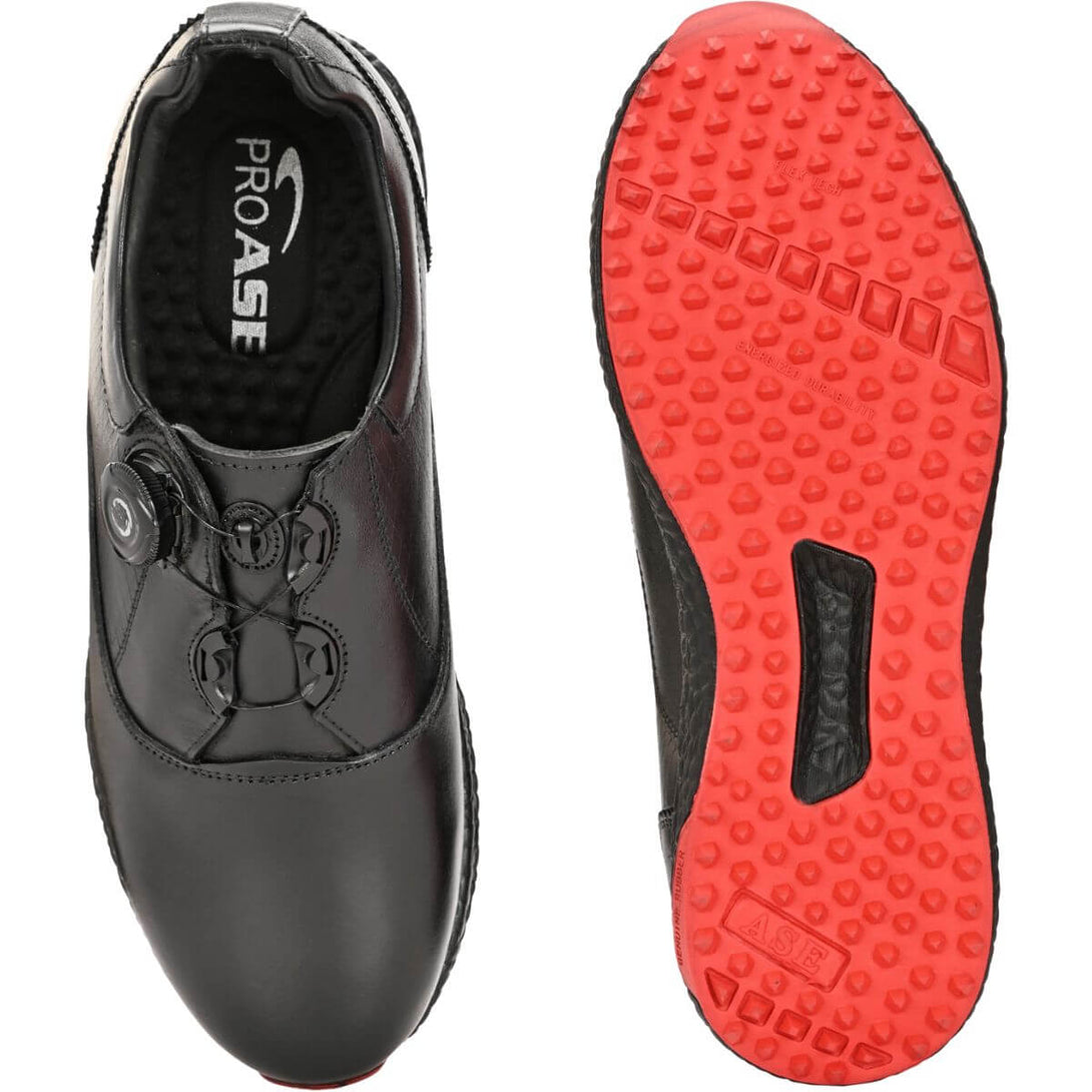 Proase Ase Golf Shoes for Men with Button Type Lace-Up