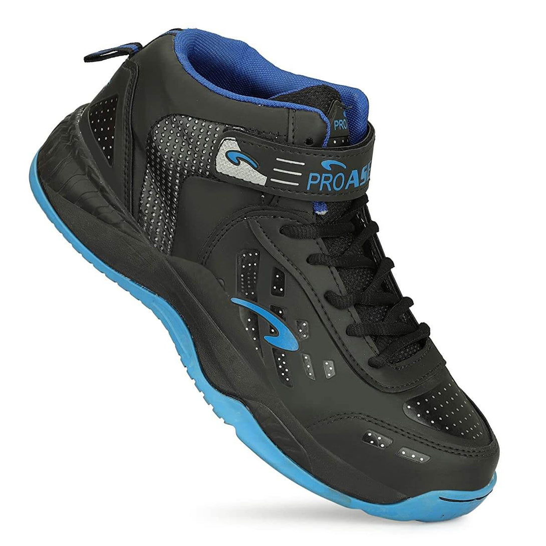 Proase BB 202 Basketball Shoes (Black/Blue)