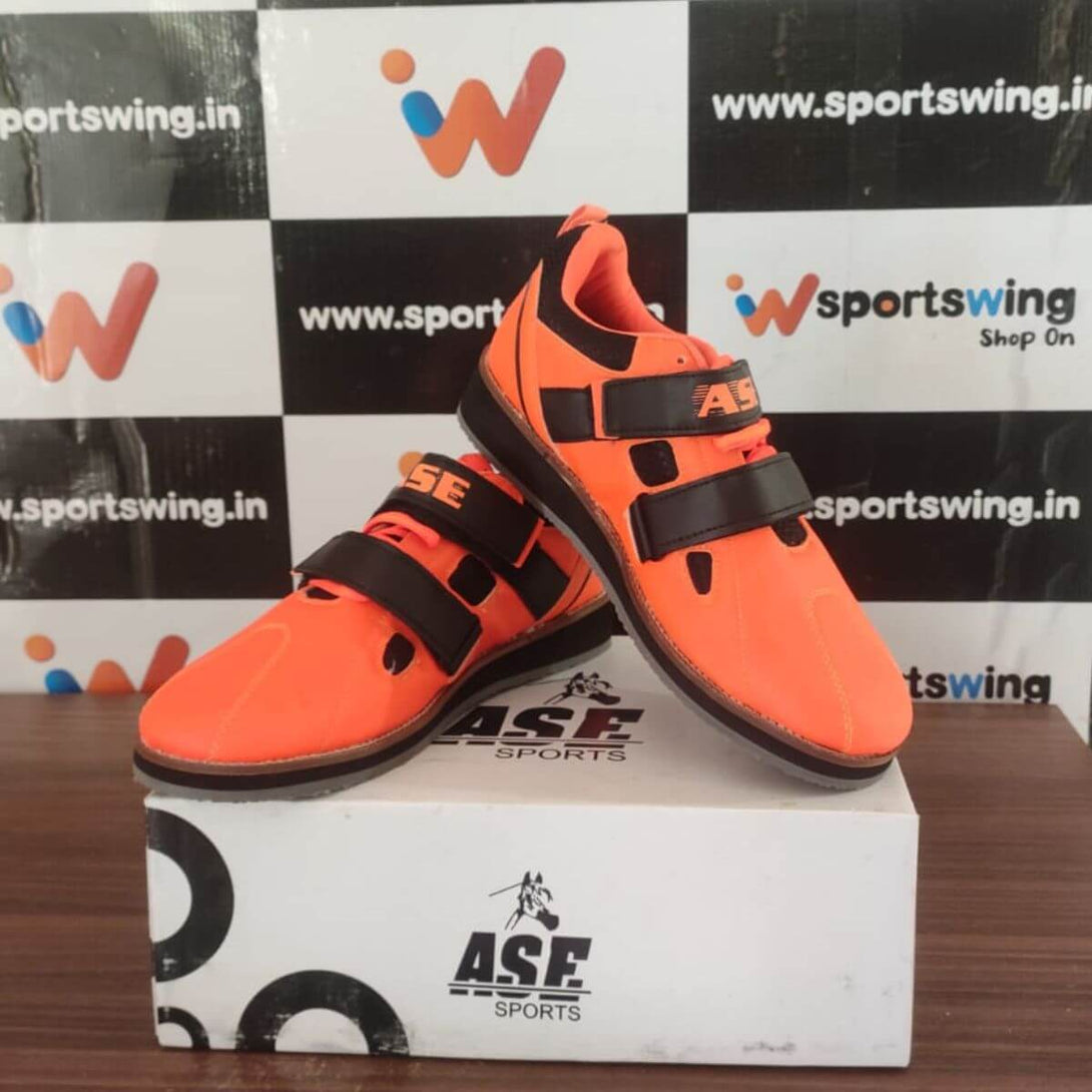 Proase Weight Lifting/Non Slip Squat Shoes (Orange)