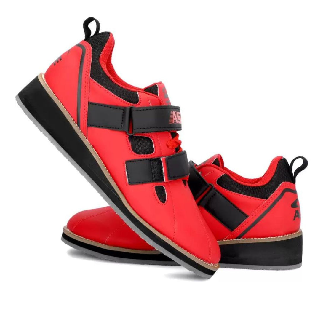 Proase Weight Lifting/Non Slip Squat Shoes (Red)
