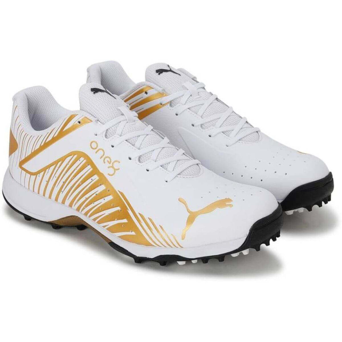 Puma 22 FH Rubber Cricket Shoes (Gold)