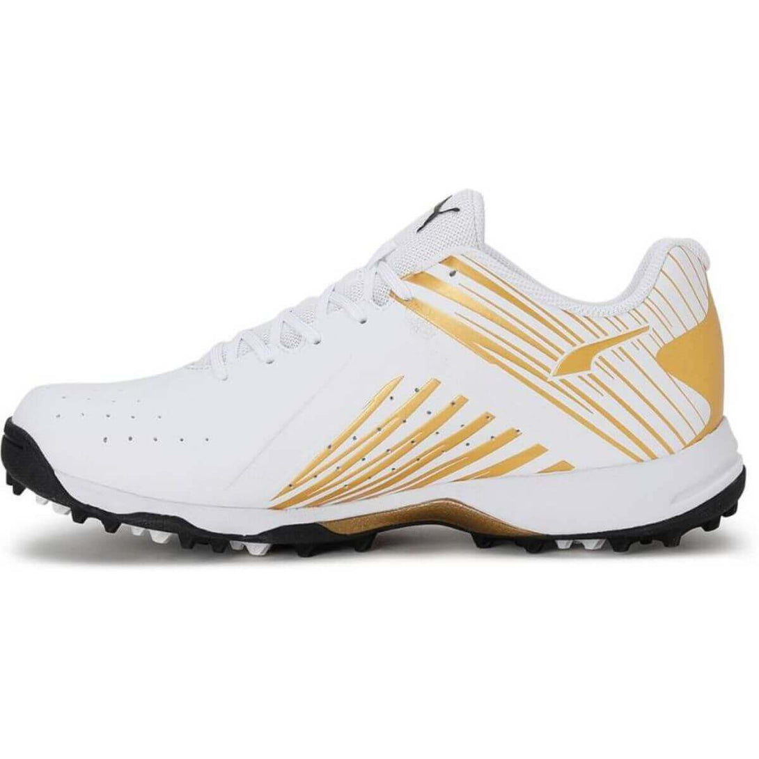 Puma 22 FH Rubber Cricket Shoes (Gold)