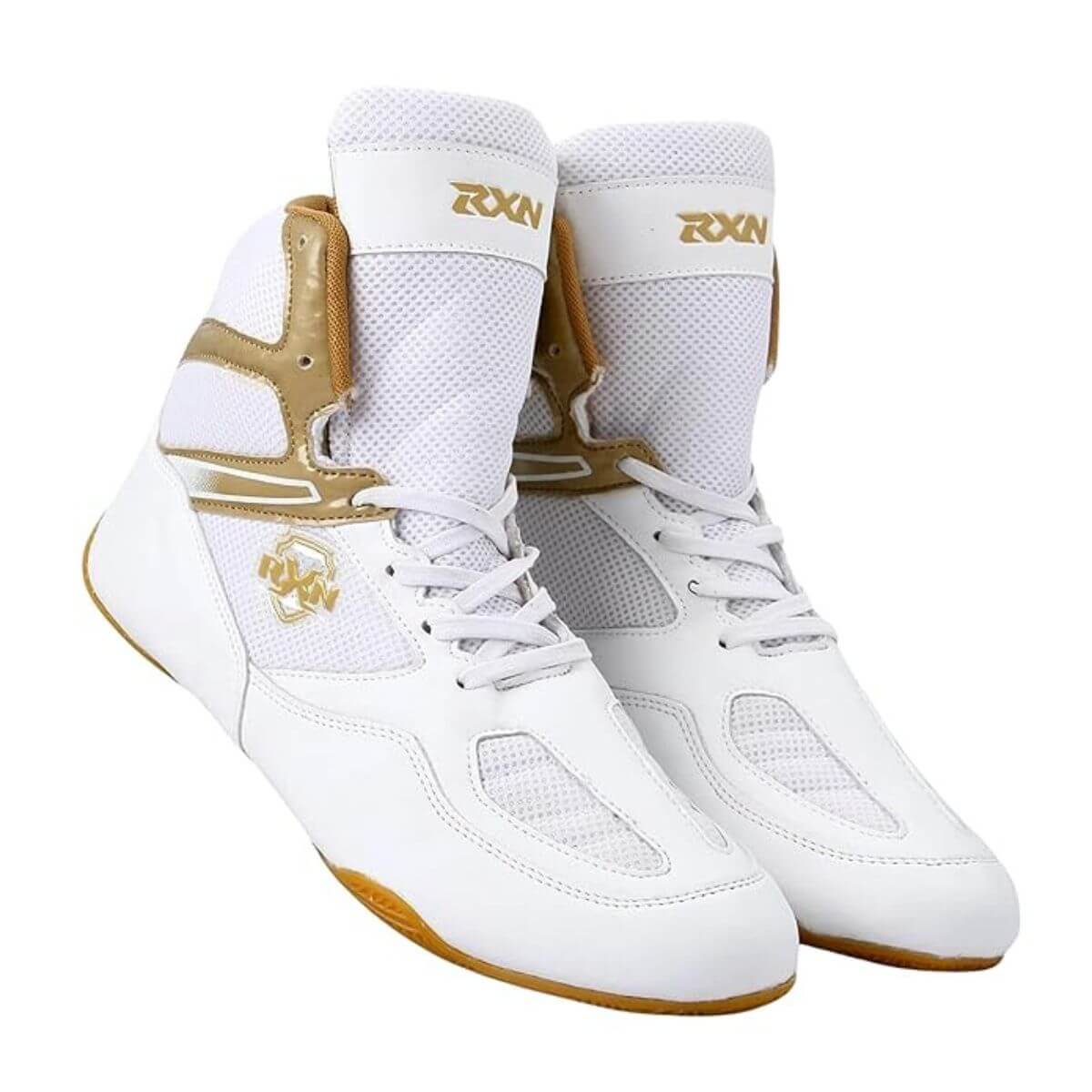 Anandco Men's Wrestling & Kabaddi Shoes – Mesh & PU Lace-Up With