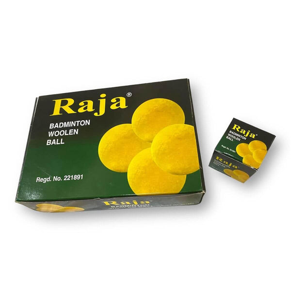 Raja Practice Ball Badminton Balls (Pack of 12)