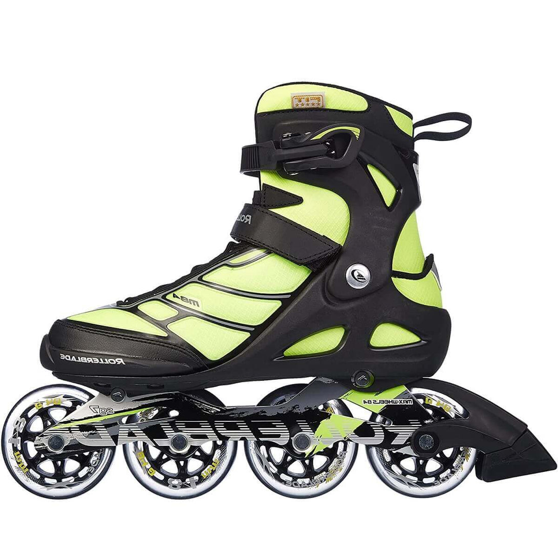 Rollerblade Macroblade 84 Inline Skates-Yellow Fluo