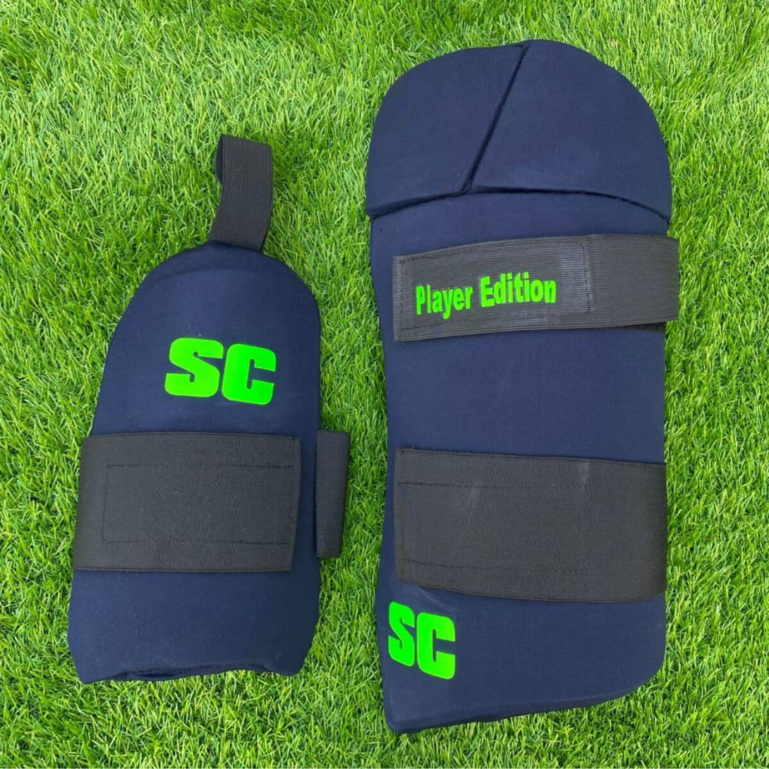 SC Blue Player Edition Combo Cricket Thigh Guard