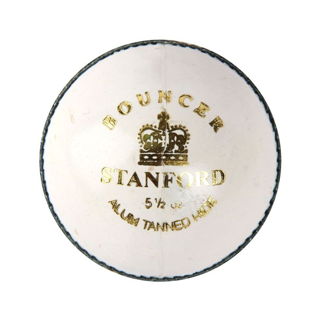 SF Bouncer Leather Cricket Ball (White)