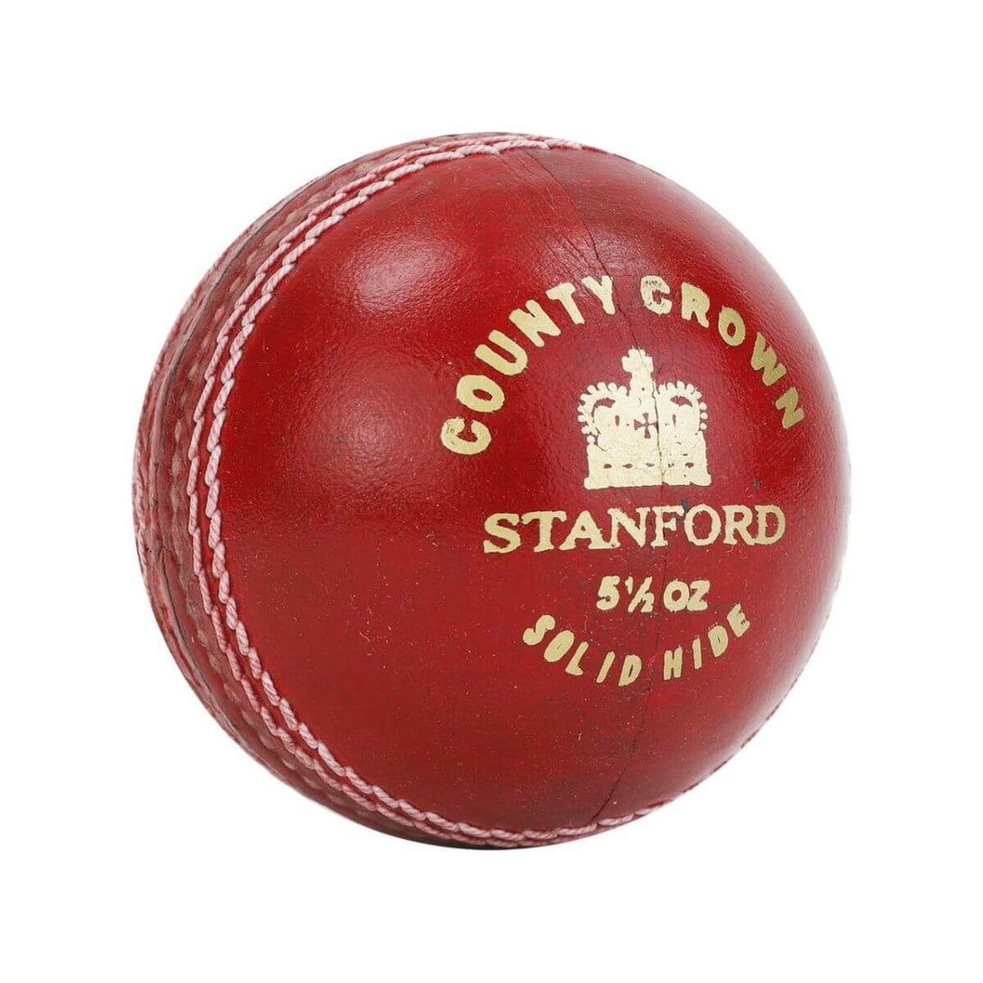 SF County Crown Cricket Ball (Red)-Pack of 12