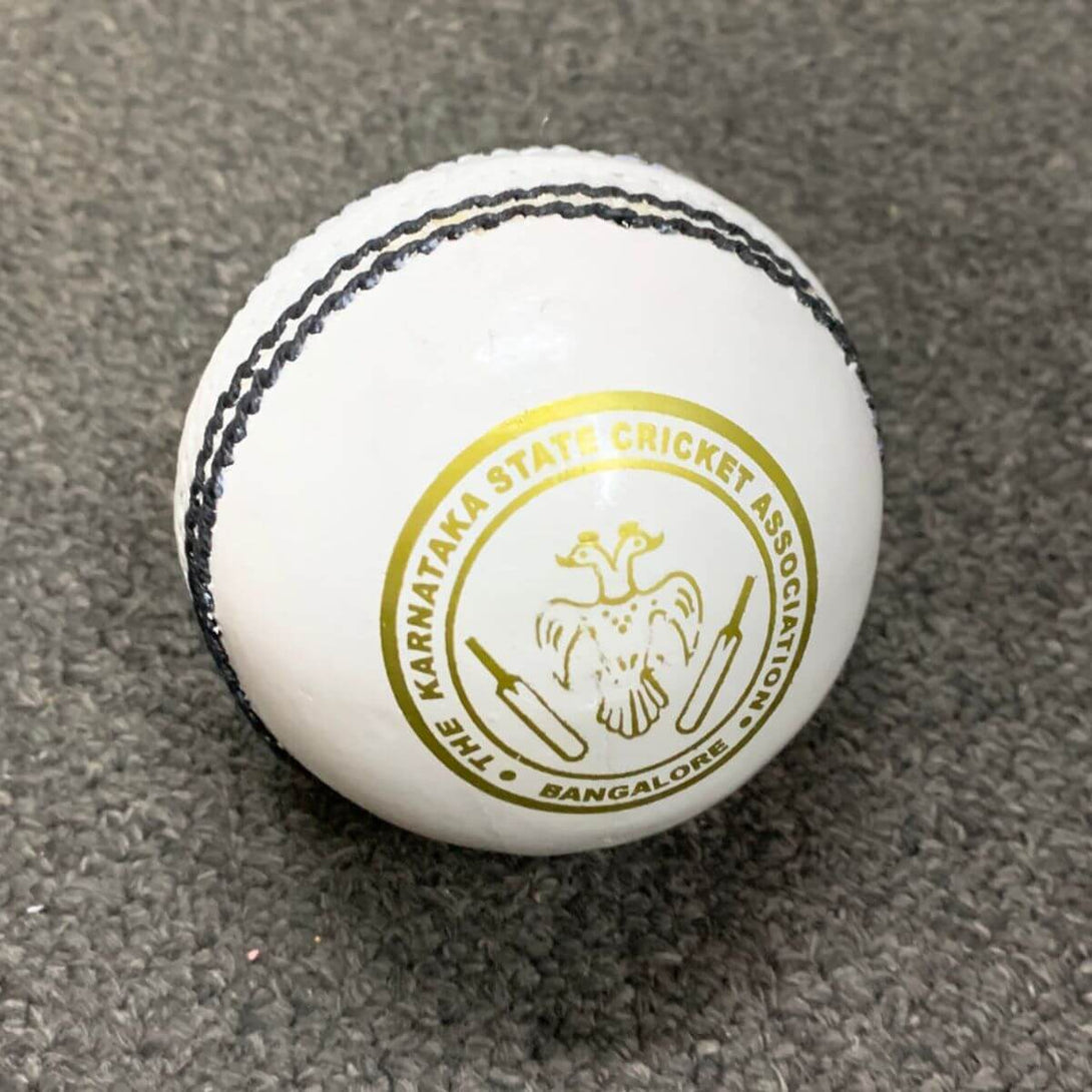 SF County Crown Cricket Ball (White)