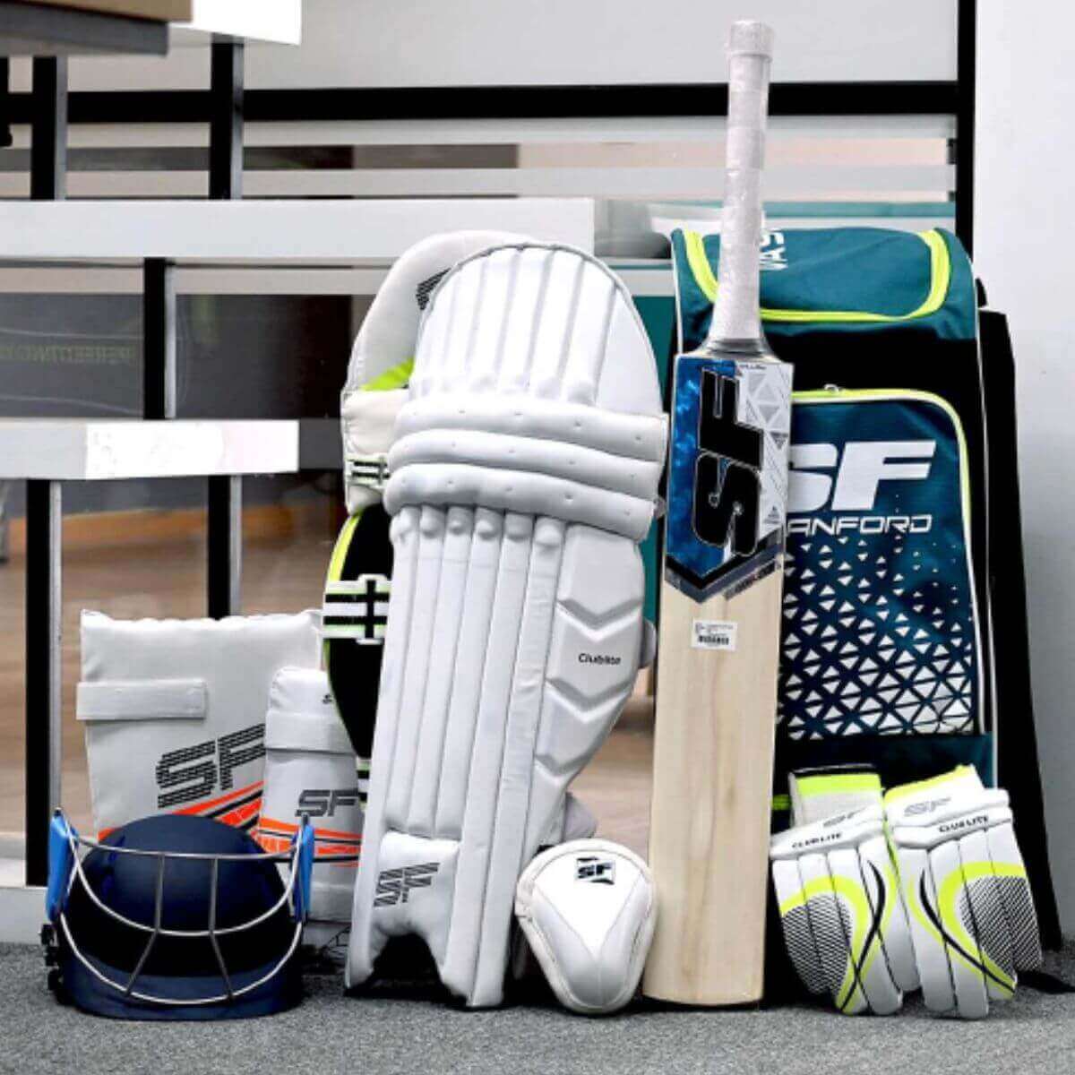SF Kashmir Willow Premium Full Cricket Kit – Sportswing.in