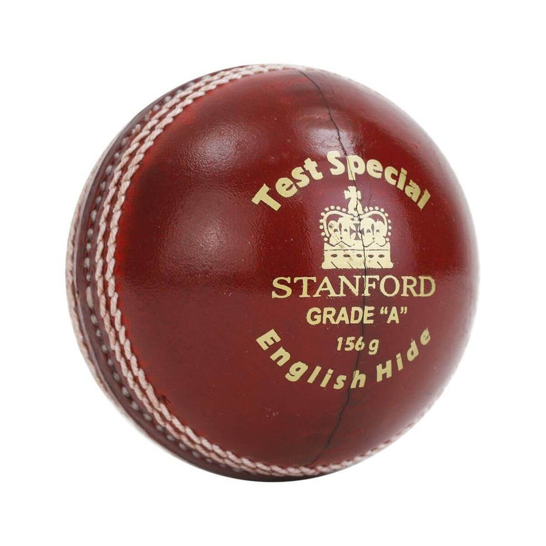 SF Test Special Leather Cricket Ball (Red)