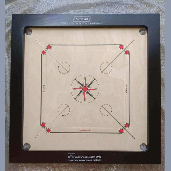 SISCAA Club Tournament 20mm Fastrebound Carrom Board