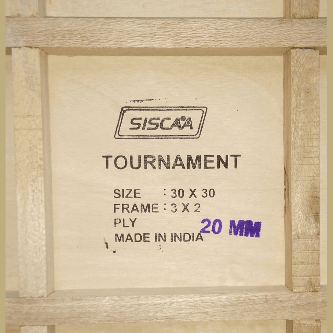 SISCAA Club Tournament 20mm Fastrebound Carrom Board