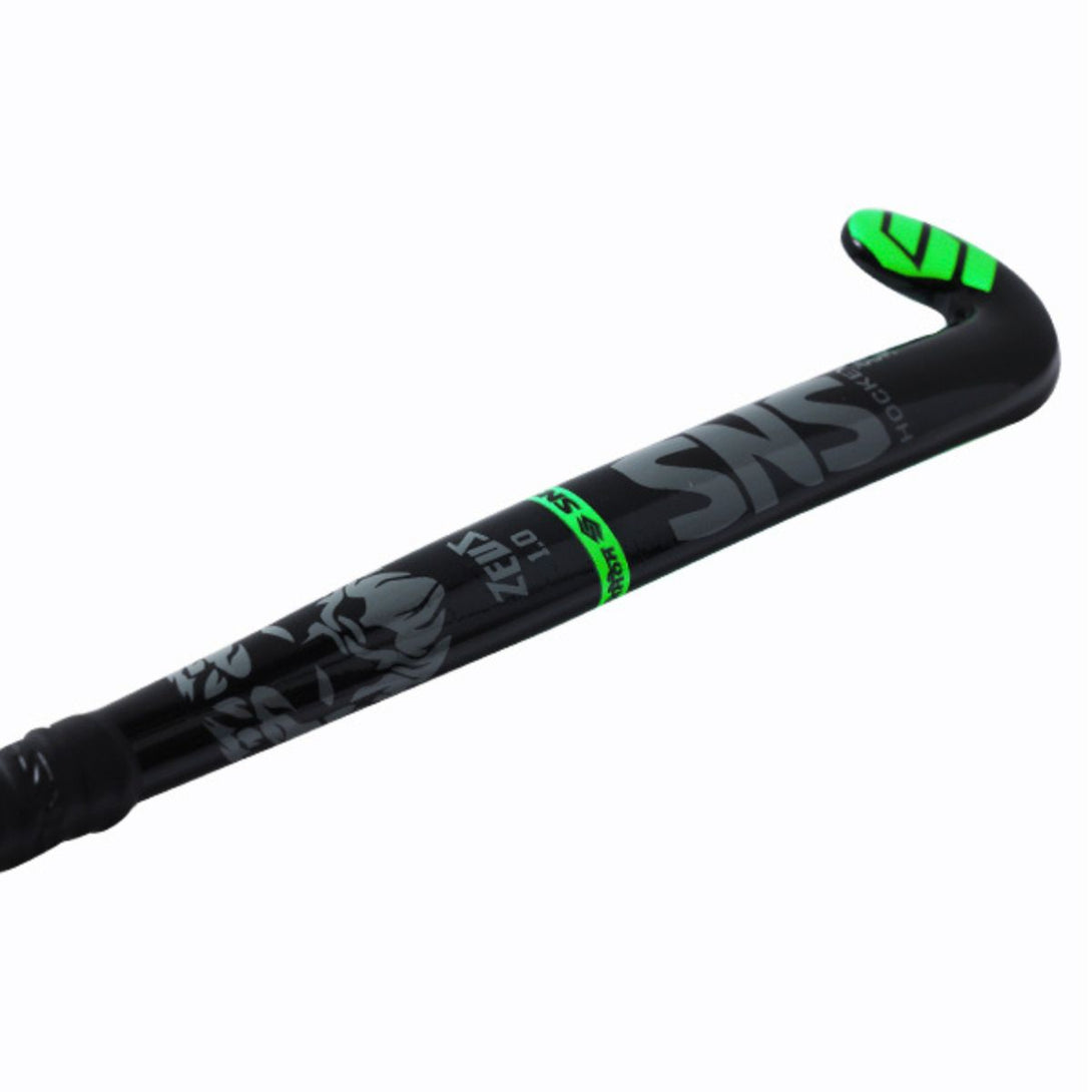 SNS Zeus 1.0 Composite Hockey Stick (Black/Green)