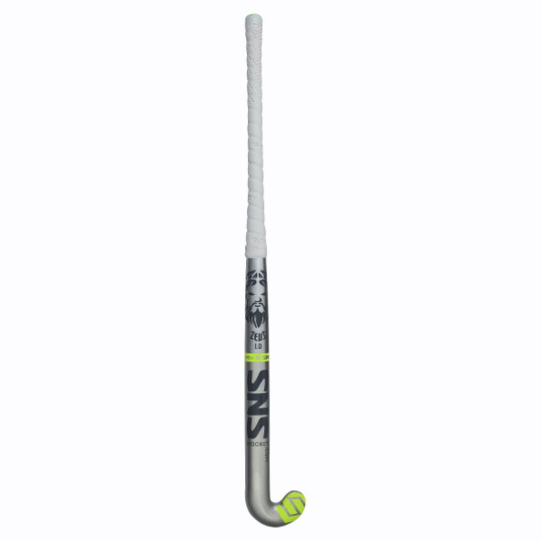 SNS Zeus 1.0 Composite Hockey Stick (Silver/Yellow)