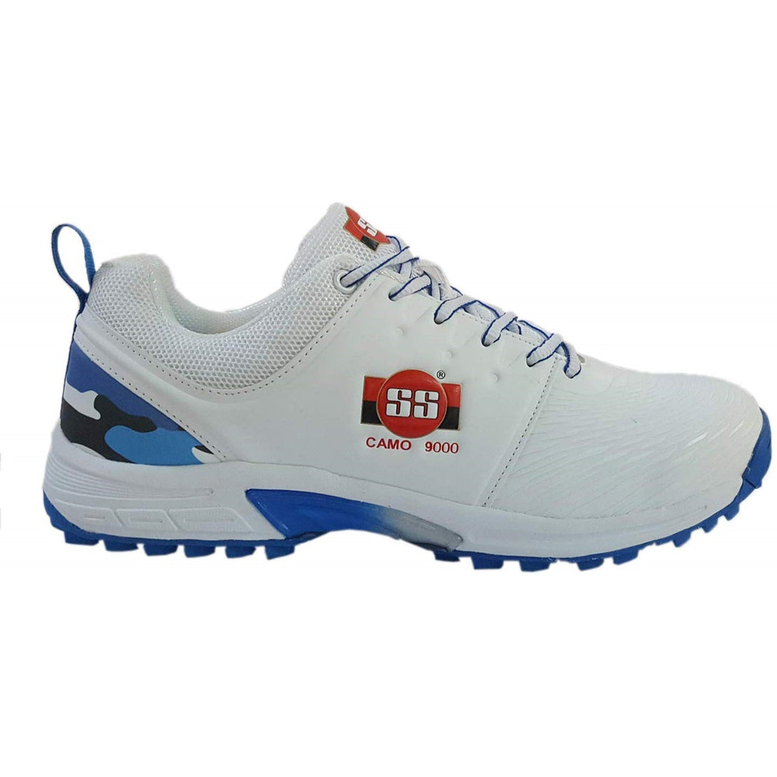 SS Camo 9000 Cricket Shoes (Blue/White )