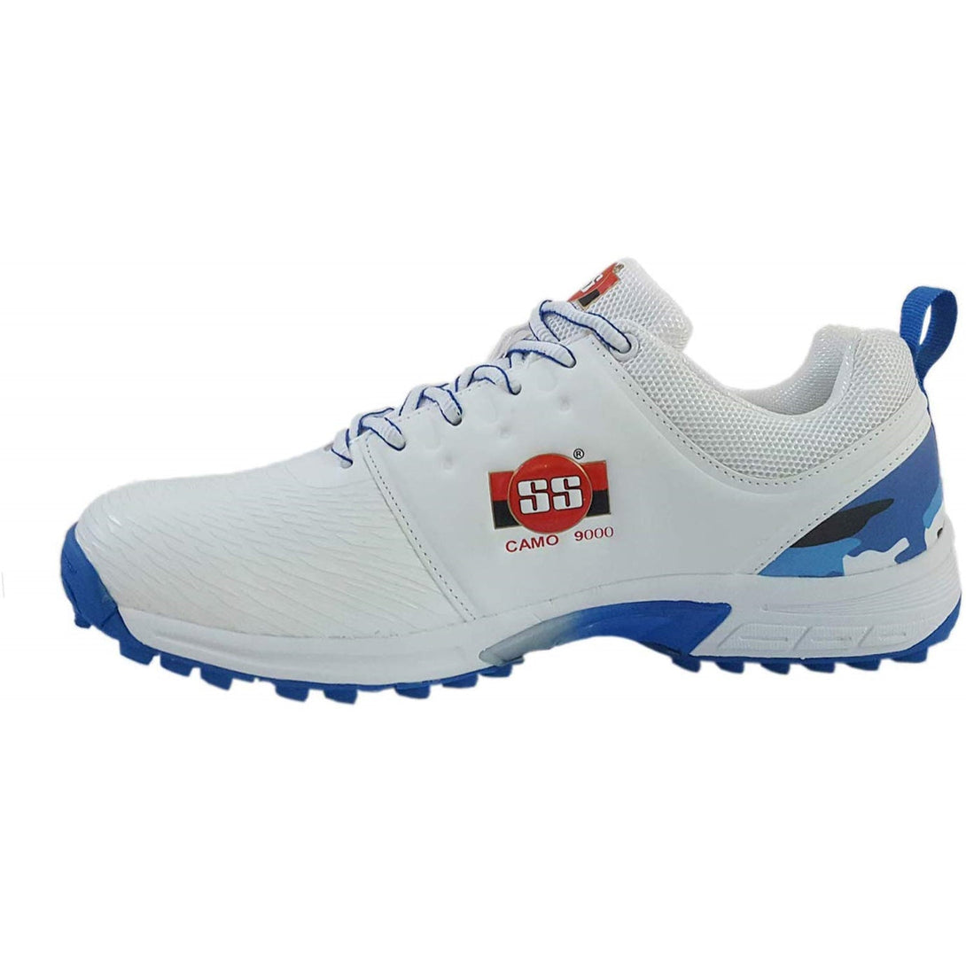 SS Camo 9000 Cricket Shoes (Blue/White )