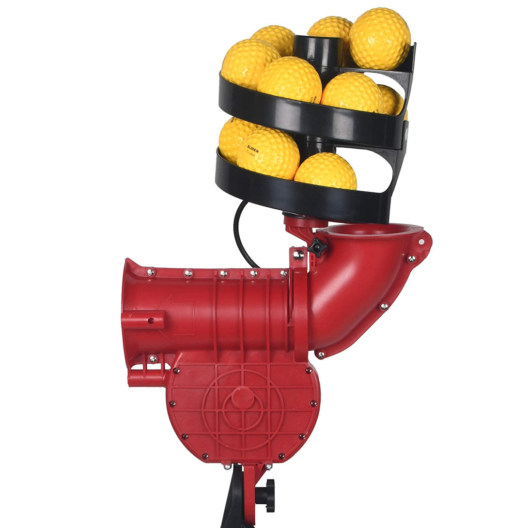 SS Cricket Bowling Machine for Batting Practice Plastic Ball (Comes With 6 Machine Balls)