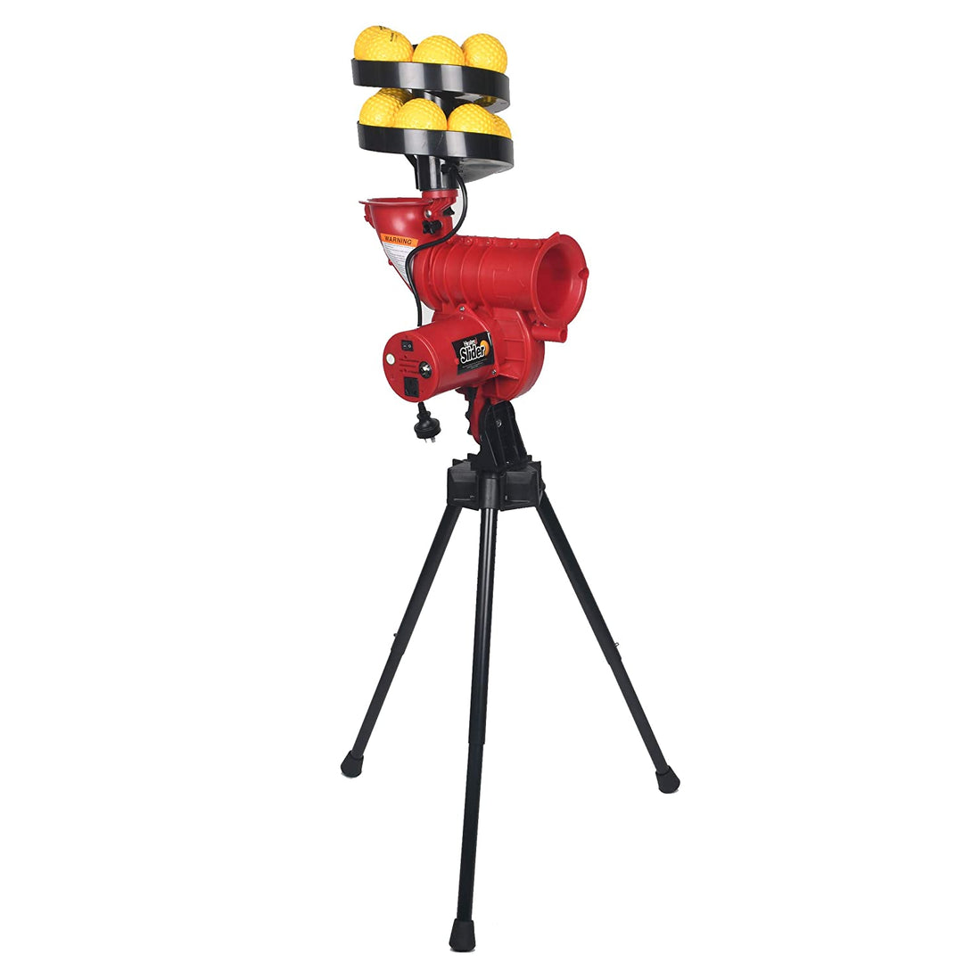 SS Cricket Bowling Machine for Batting Practice Plastic Ball (Comes With 6 Machine Balls)