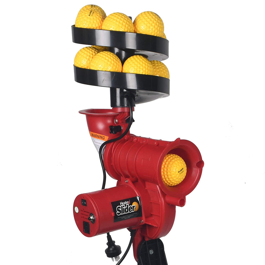 SS Cricket Bowling Machine for Batting Practice Plastic Ball (Comes With 6 Machine Balls)