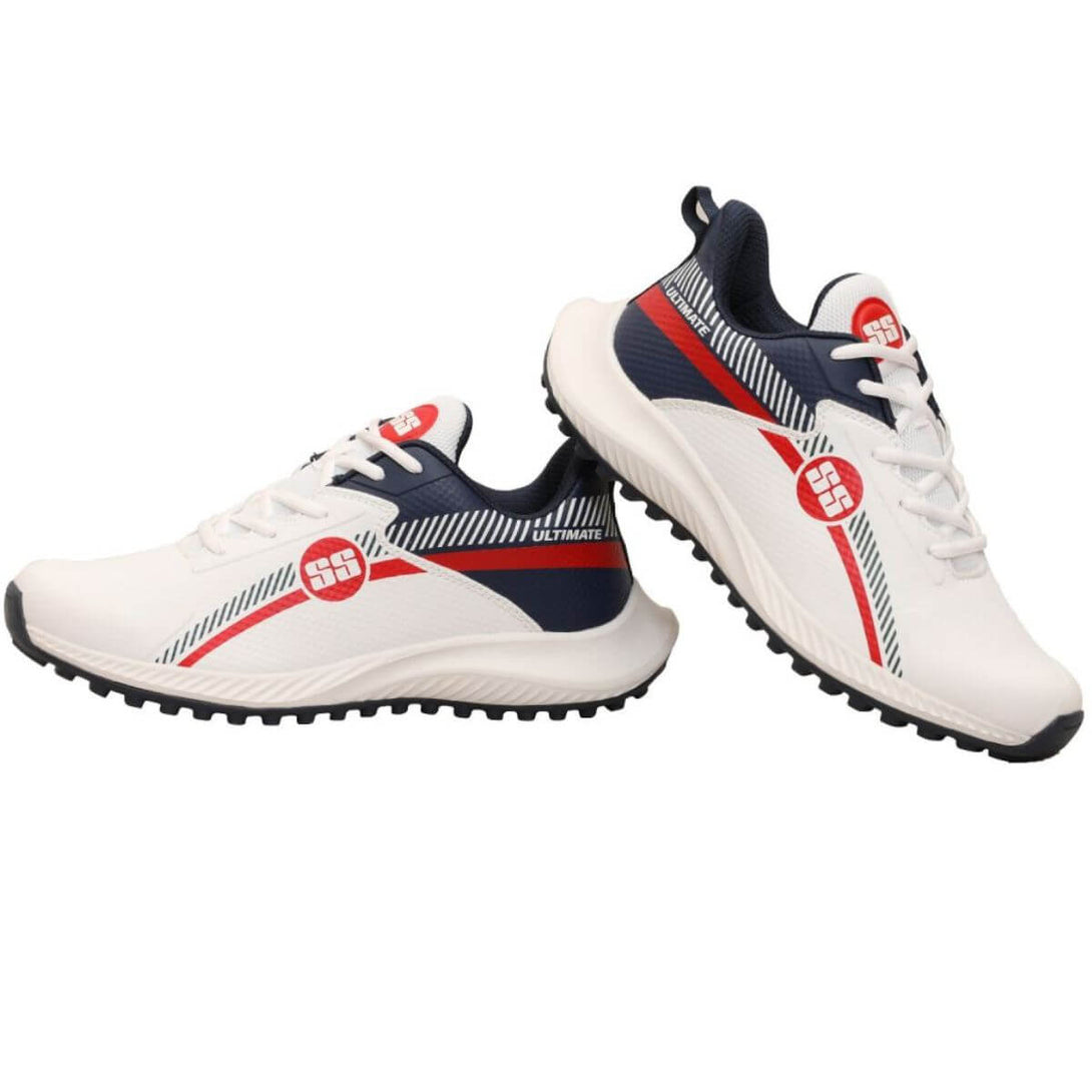 SS Ultimate Cricket Shoes-Blue/White