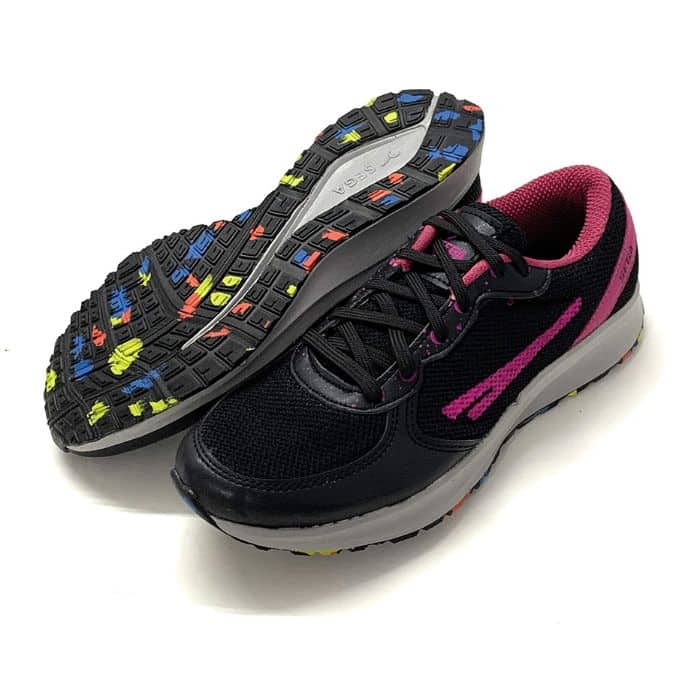 Sega Rose Women's Multipurpose Jogging Shoes (Black)
