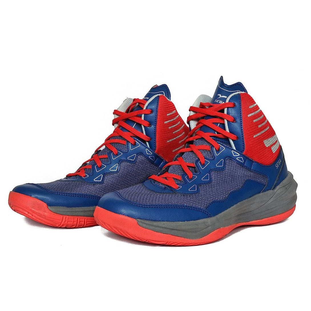 Sega Wave Basketball Shoes (Navy Red)