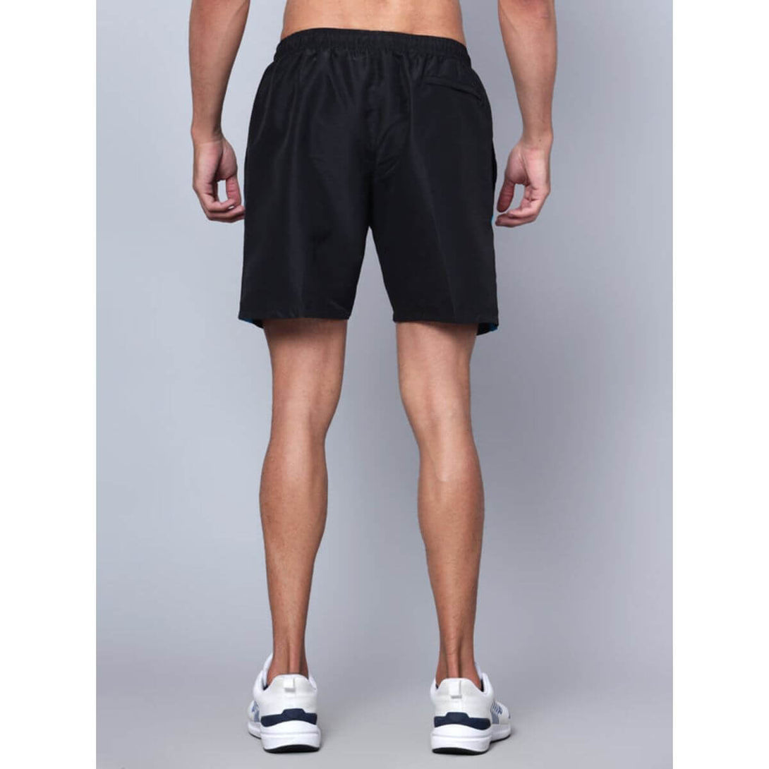 Shiv Naresh 118A 2.0 T.Z Shorts-BLACK/CYAN