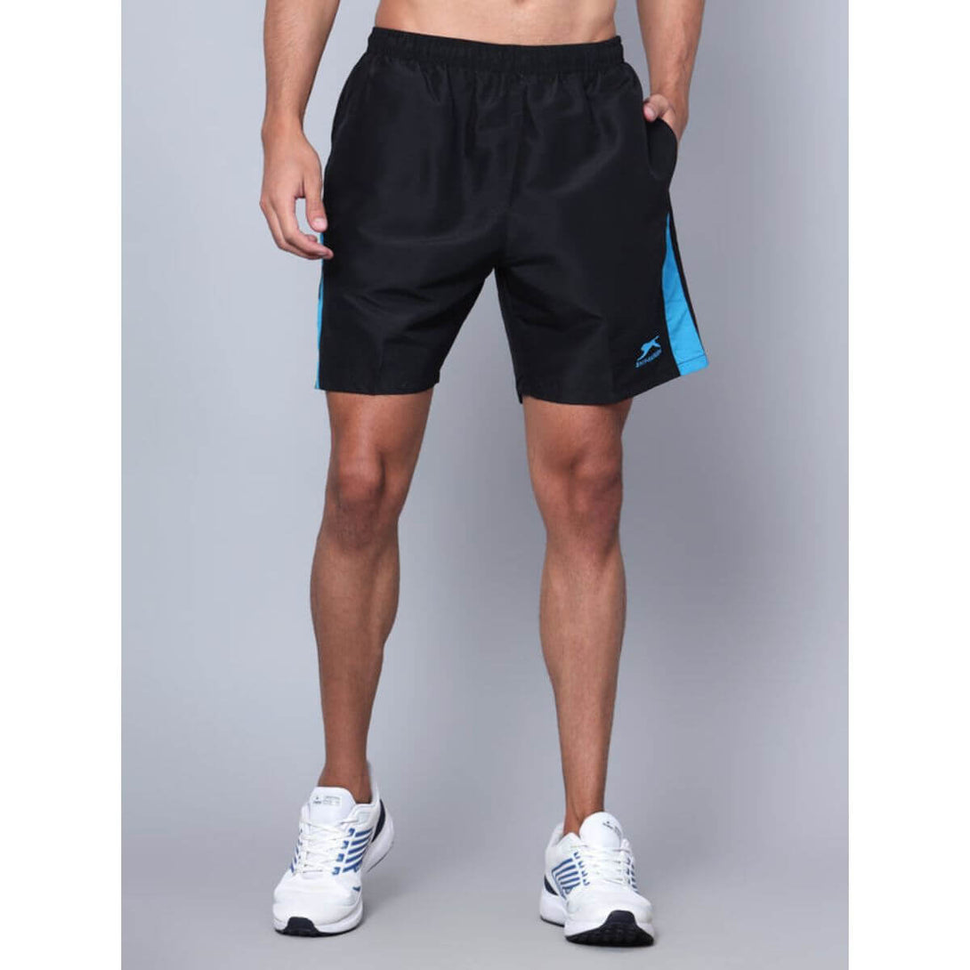 Shiv Naresh 118A 2.0 T.Z Shorts-BLACK/CYAN
