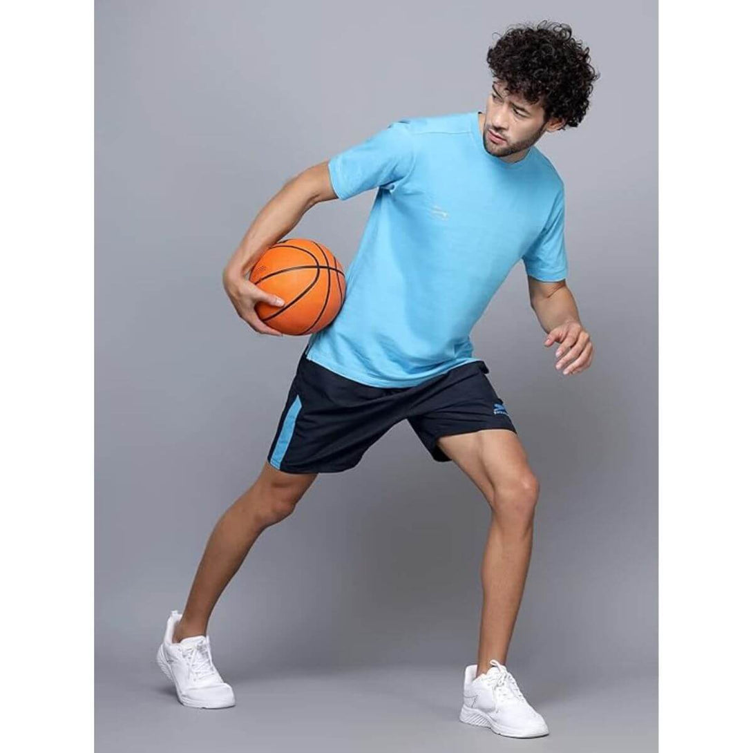 Shiv Naresh 118A 2.0 T.Z Shorts-NAVY/CYAN