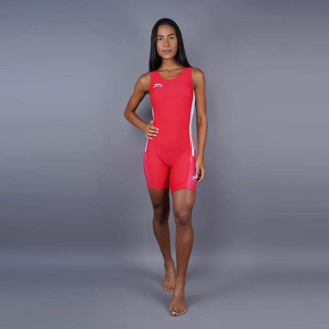 Shiv Naresh Nylon Lycra Girl's Wrestling Costume (W8)