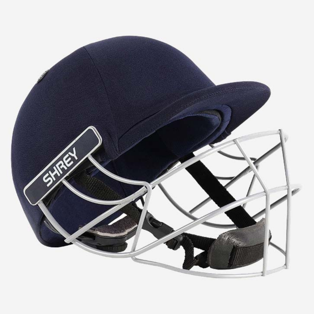 Shrey Classic Steel Cricket Helmet -Navy Blue