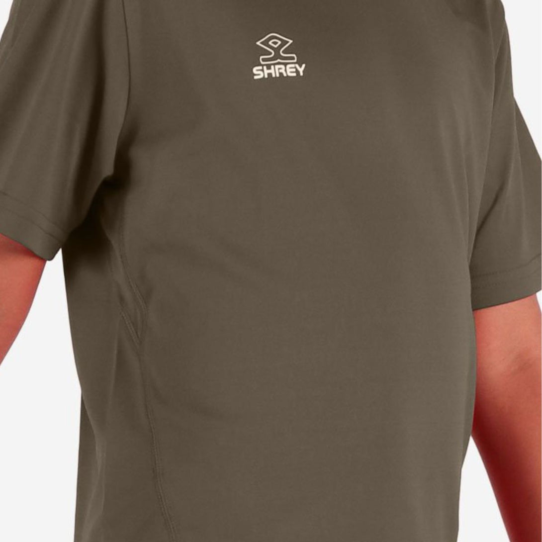 Shrey Essential Training Tee Junior-Olive