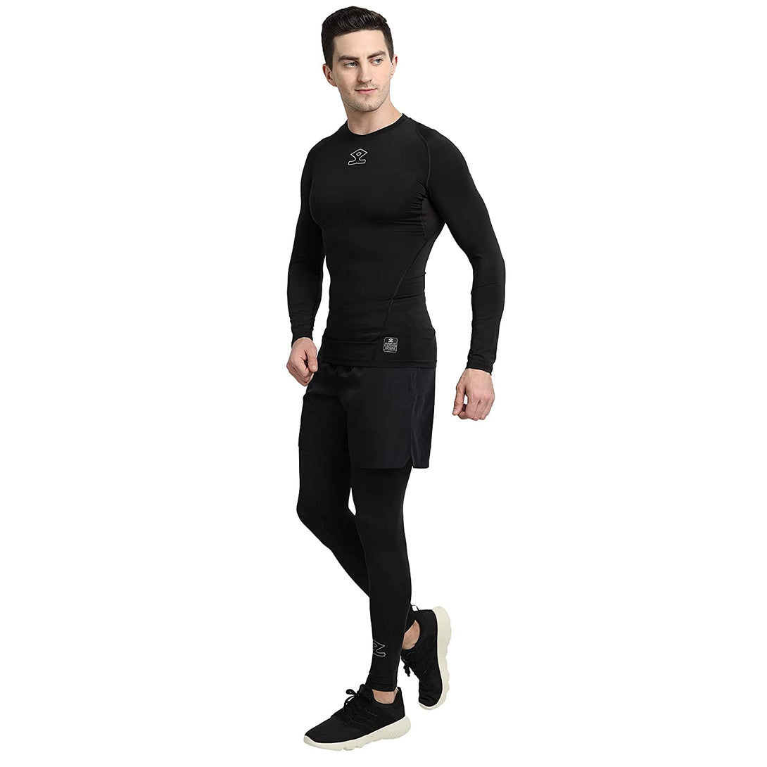 Shrey Intense Compression Long Tights (Black)